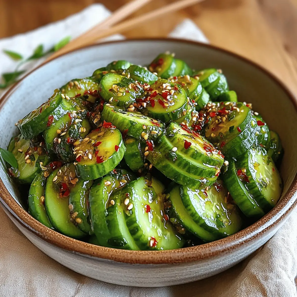Spicy Asian Cucumber Salad