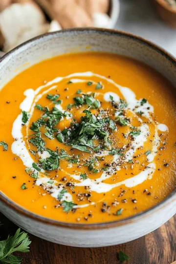 Pumpkin Sweet Potato Soup