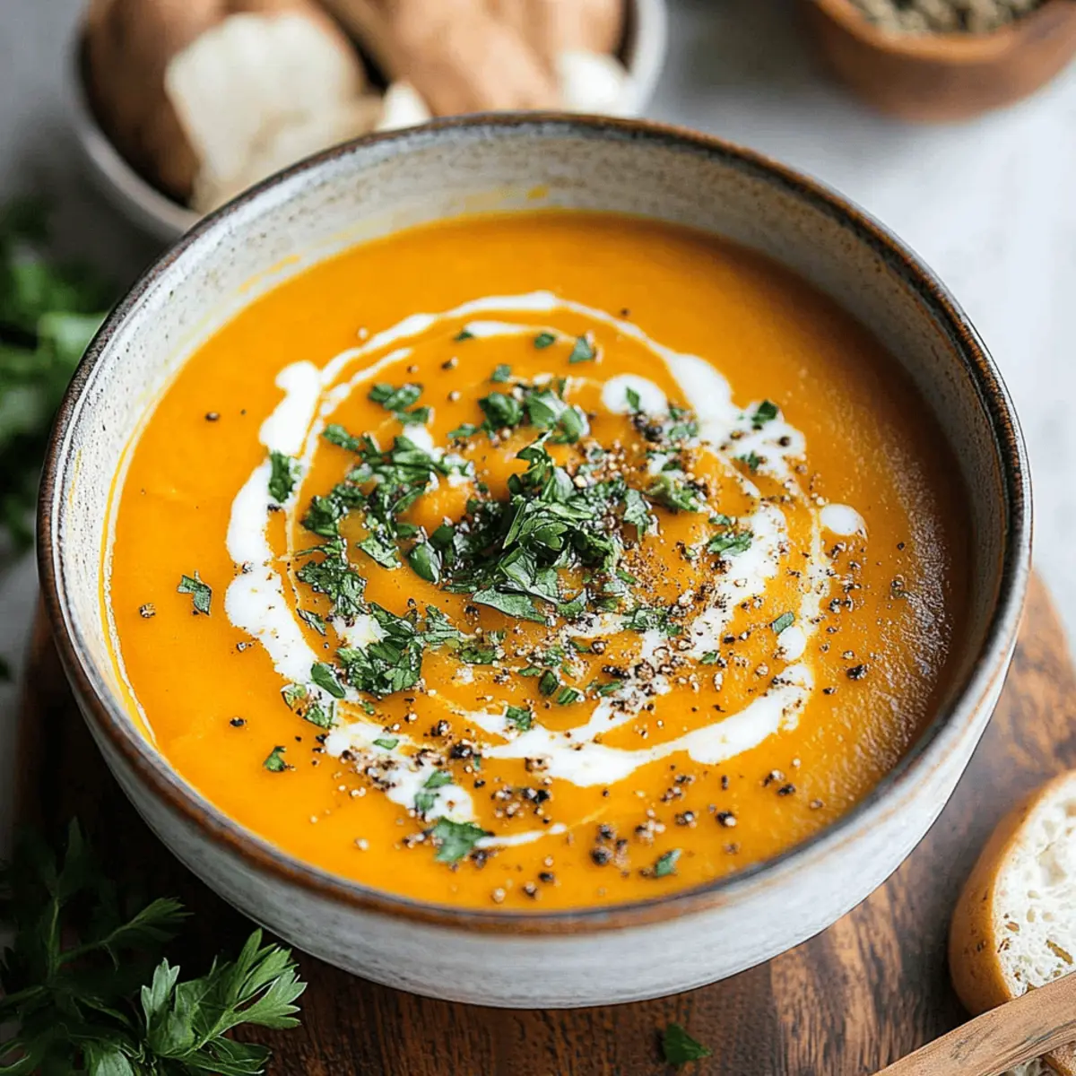 Pumpkin Sweet Potato Soup