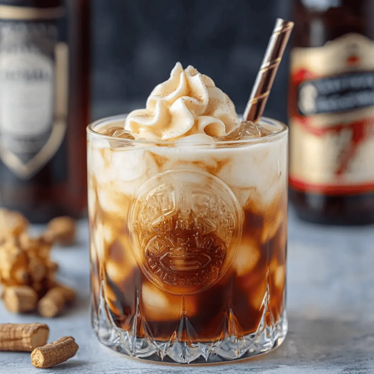 Creamy Root Beer Rum Cocktail