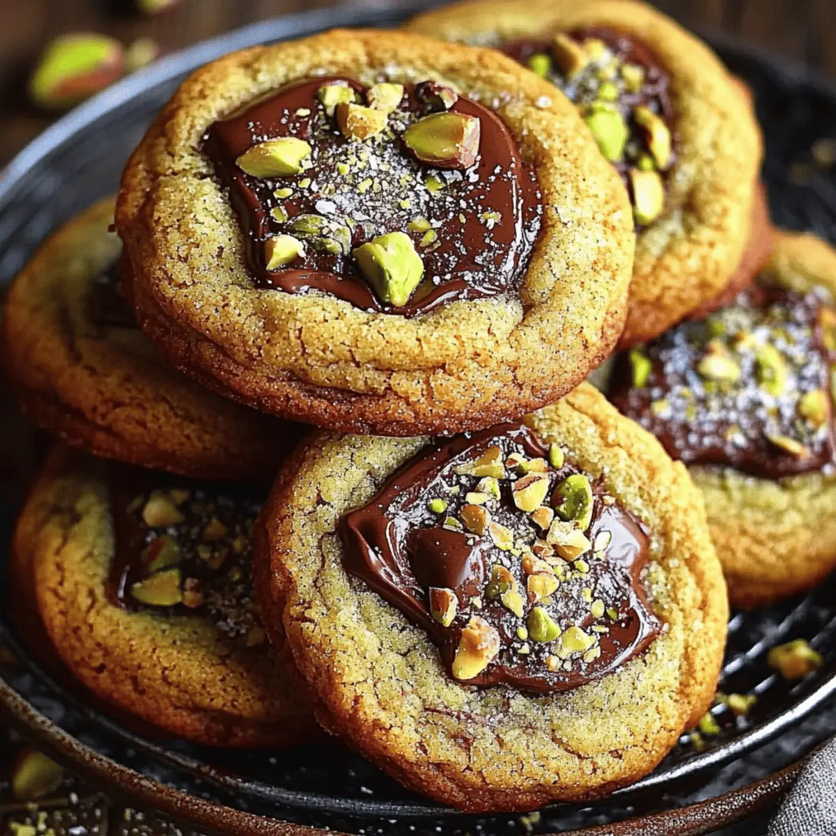 Pistachio Chocolate Chunk Cookies