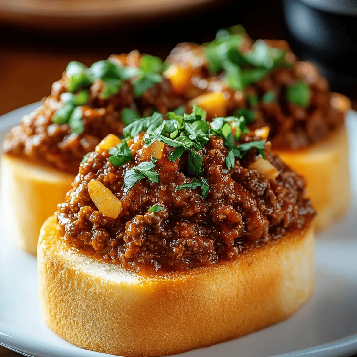 Texas Toast Sloppy Joes