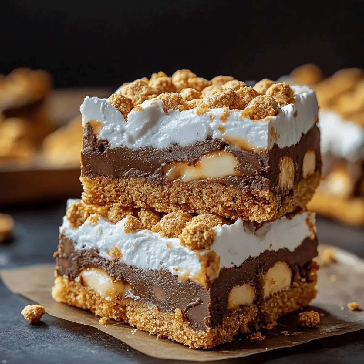 Gooey Smores Bars