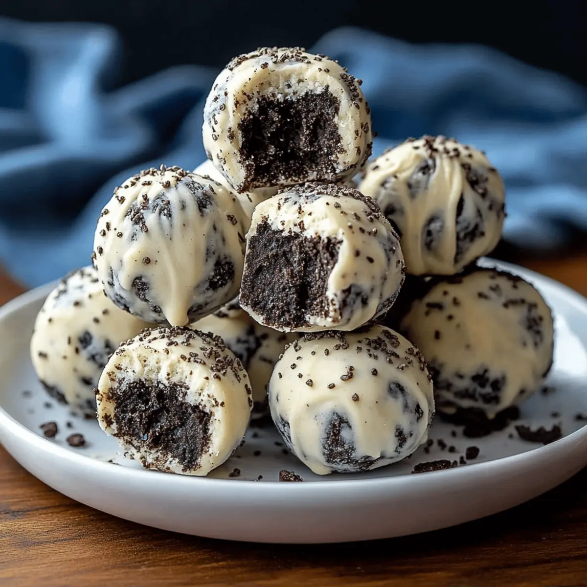 Cream Cheese Oreo Protein Balls