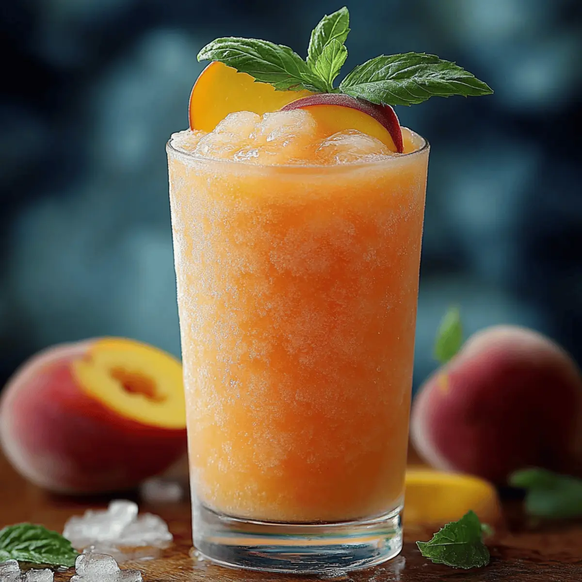 Frozen Peach Lemonade