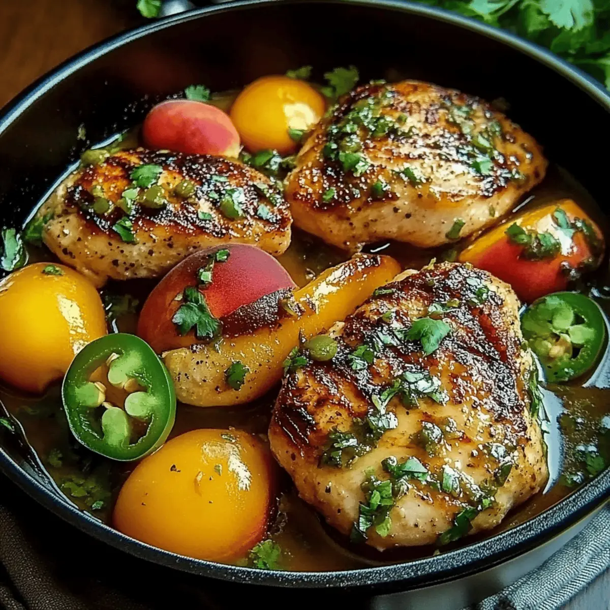 Jalapeno Peach Chicken