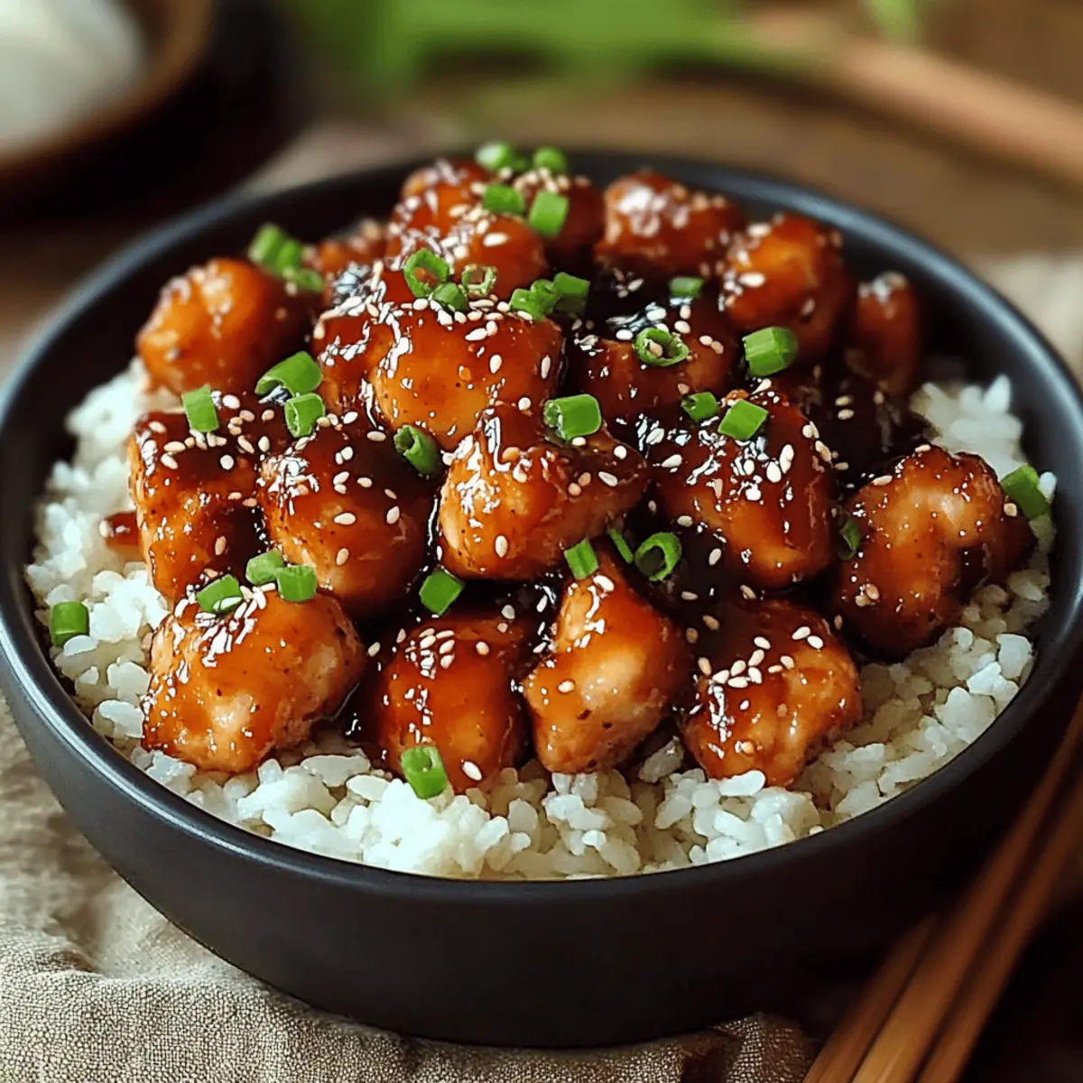 Sesame Chicken: Sticky Asian Sauce