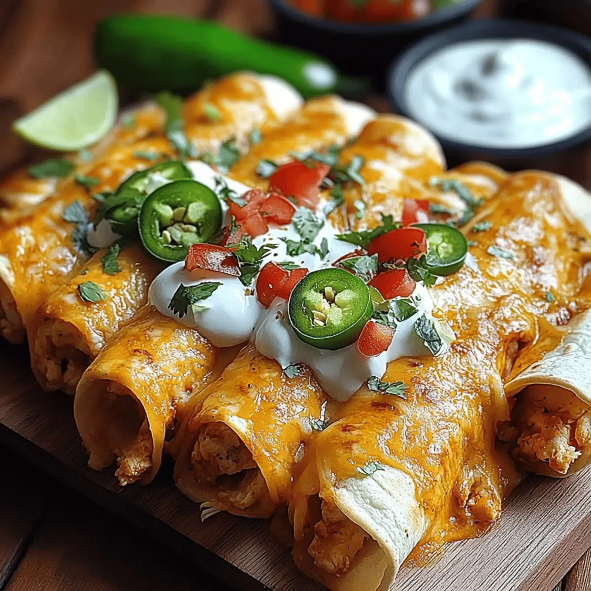 Jalapeno Popper Chicken Taquitos