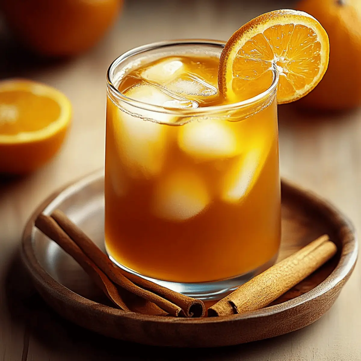 Orange Cinnamon Iced Tea