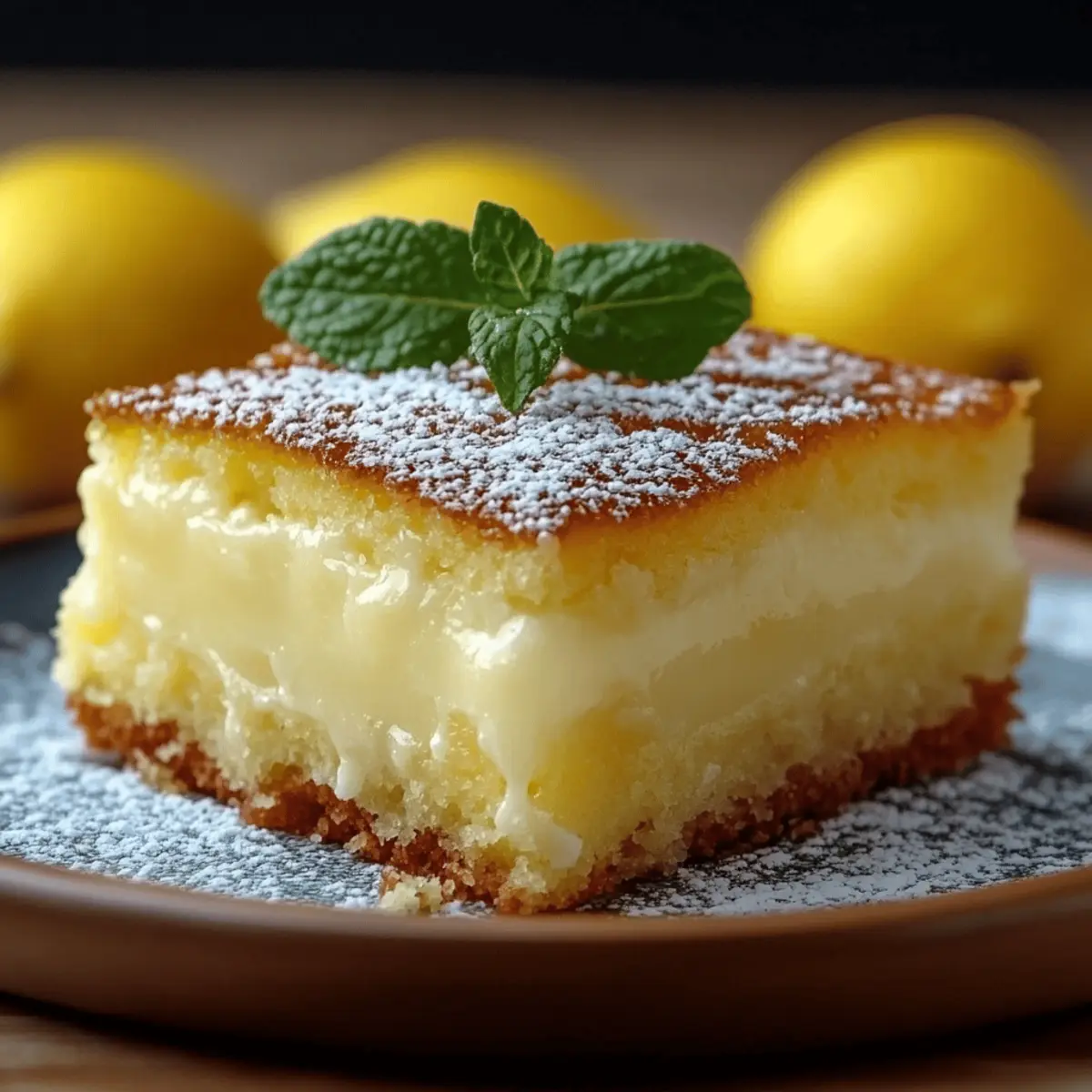 Lemon Custard Cake
