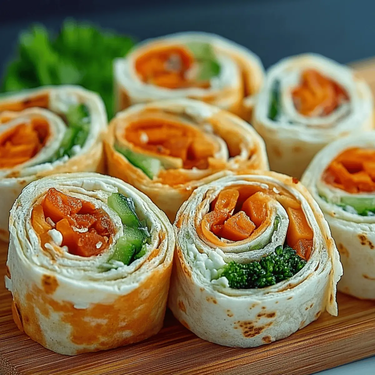 Vegetable Tortilla Roll Ups