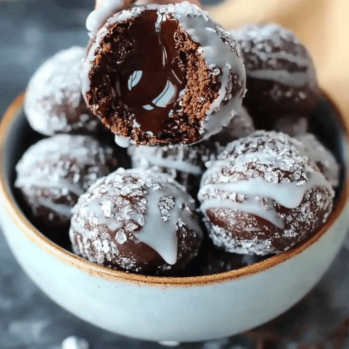 Glazed Chocolate Donut Holes