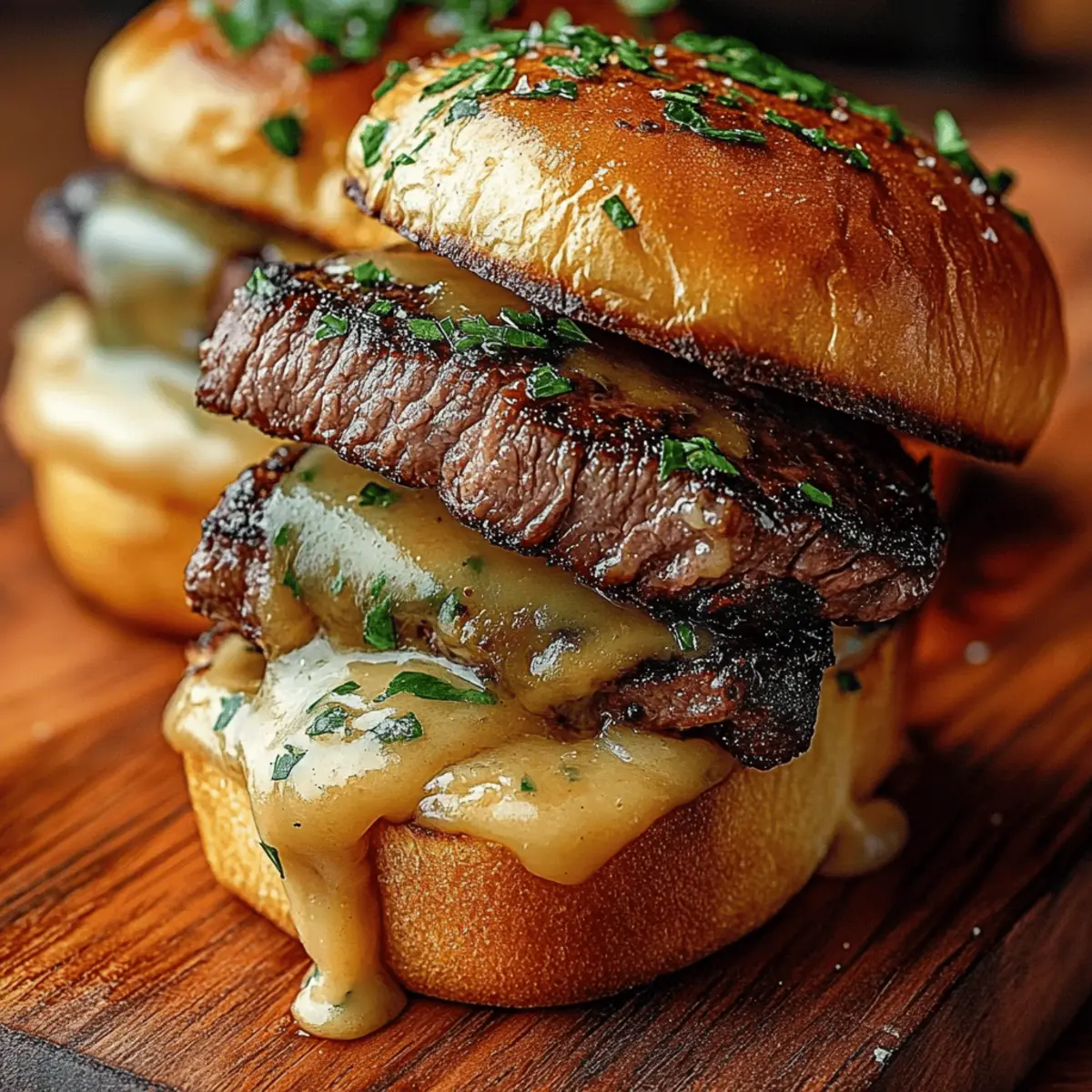 Cowboy Butter Steak Sliders