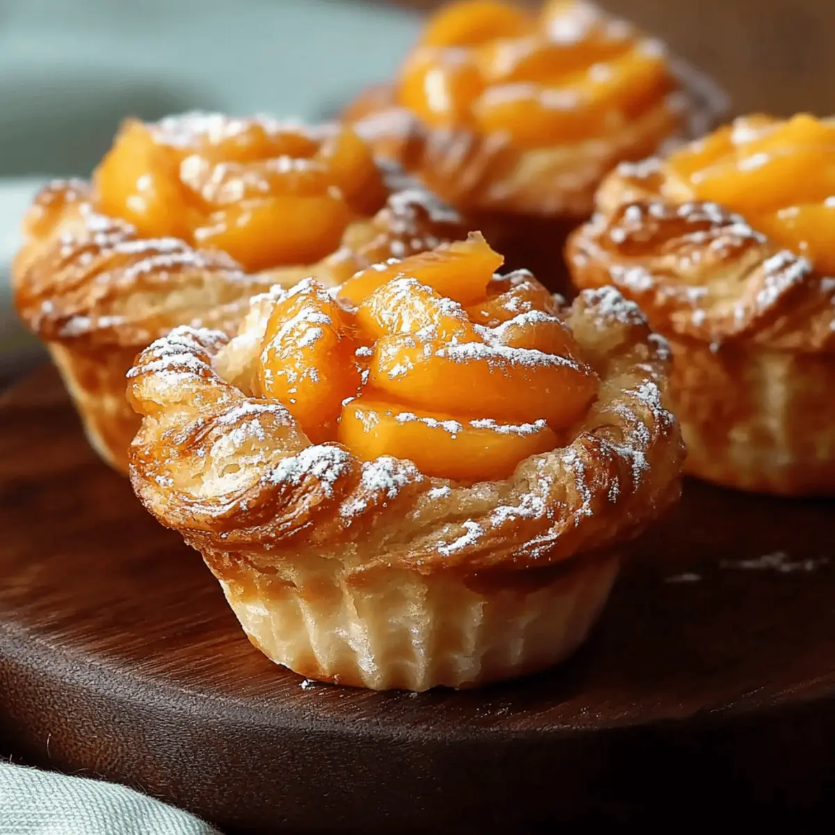 Peach Pie Cruffins