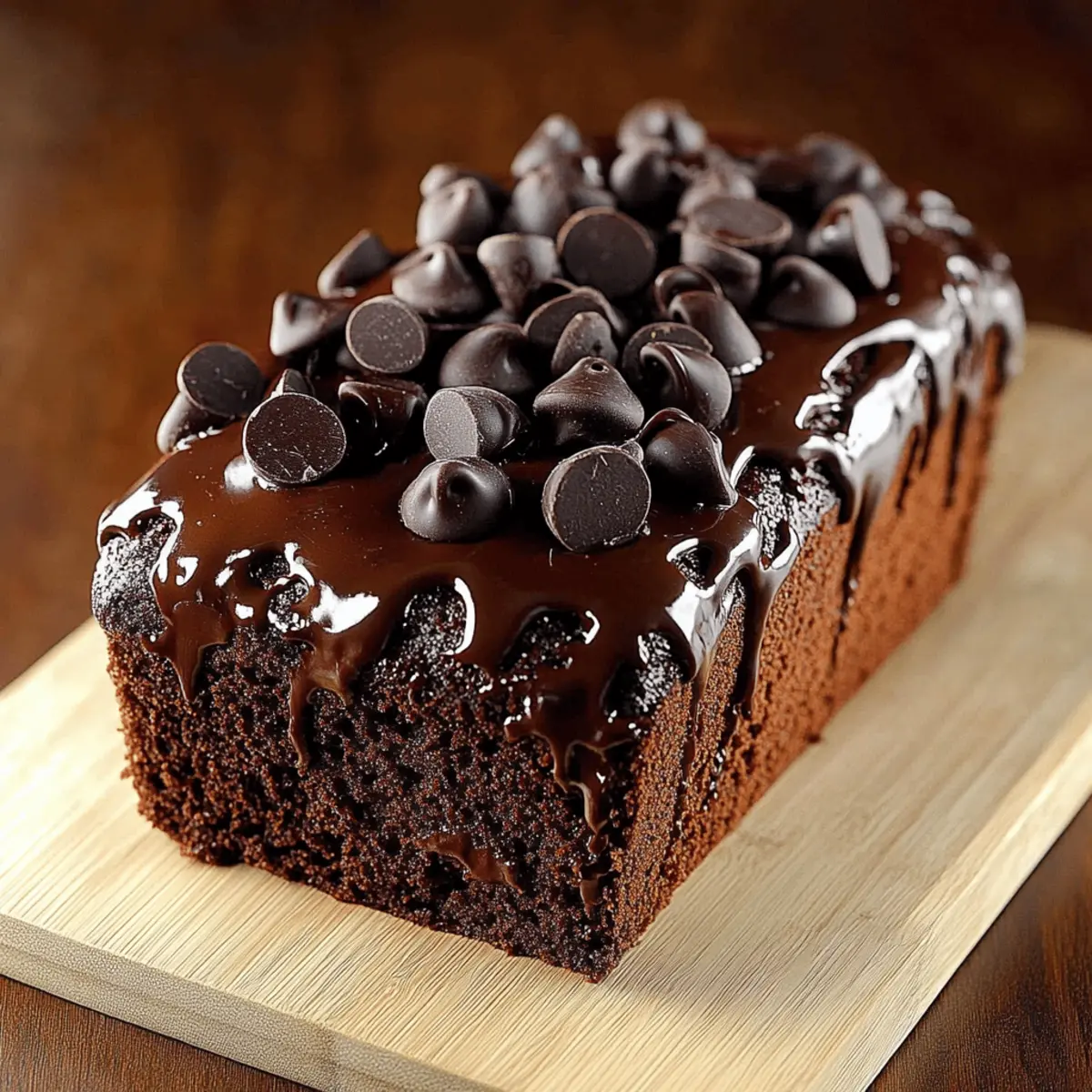Hot Fudge Brownie Bread